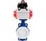 Затвор DN.ru WCB-WCB-PTFE-PTFE-Fb-H Ду125 Ру16 футерованный с пневмоприводом, БКВ D050-59695 1