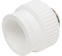 Муфта комбинированна Damento наружная резьба 1 1/2", 50 мм, белый 9483