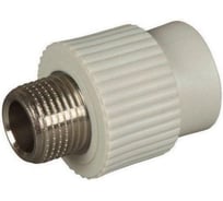 Муфта комбинированна Damento наружная резьба 1 1/4", 32 мм, серый 9071