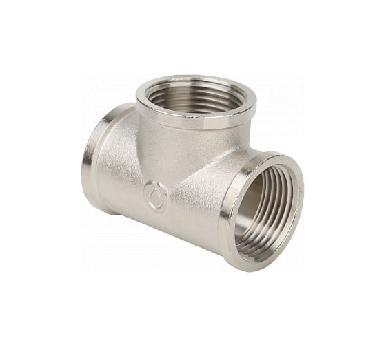 Тройник Gappo ВР-ВР-ВР, никелированный 3/4" G2210.05