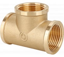 Тройник Gappo ВР-ВР-ВР, латунный 3/4" x 1/2" x 3/4" G1210.0504