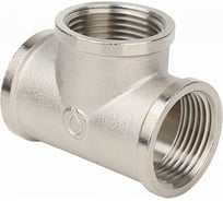 Тройник Gappo ВР-ВР-ВР, никелированный 1" x 3/4" x 1" G2210.0605