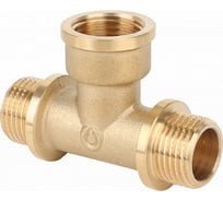 Тройник Gappo НР-ВР-НР, латунный 1/2" G1215.04