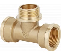 Тройник Gappo ВР-НР-ВР, латунный 3/4" x 1/2" x 3/4" G1212.0504