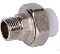 Муфта комбинированная разъемная Damento нар.рез. 1.1/4", 32 мм, белый 017246