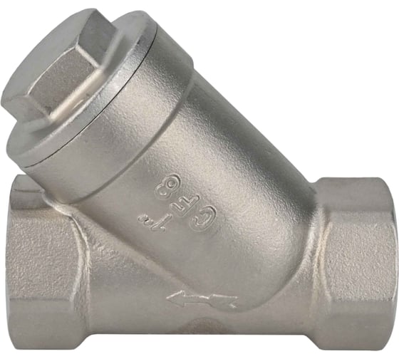 Клапан обратный пружинный DN.ru 316-316-PTFE-T Ду50, Ру40, Y-образный D100-03809