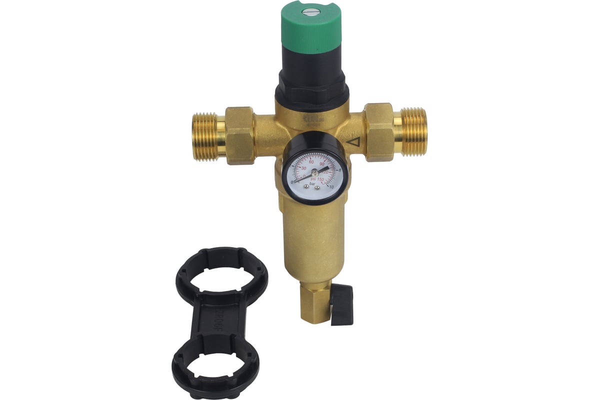 Фильтр сетчатый промывной DN.ru ФСПТ-Л-304-T Ду15 Ру16 T-образный ...