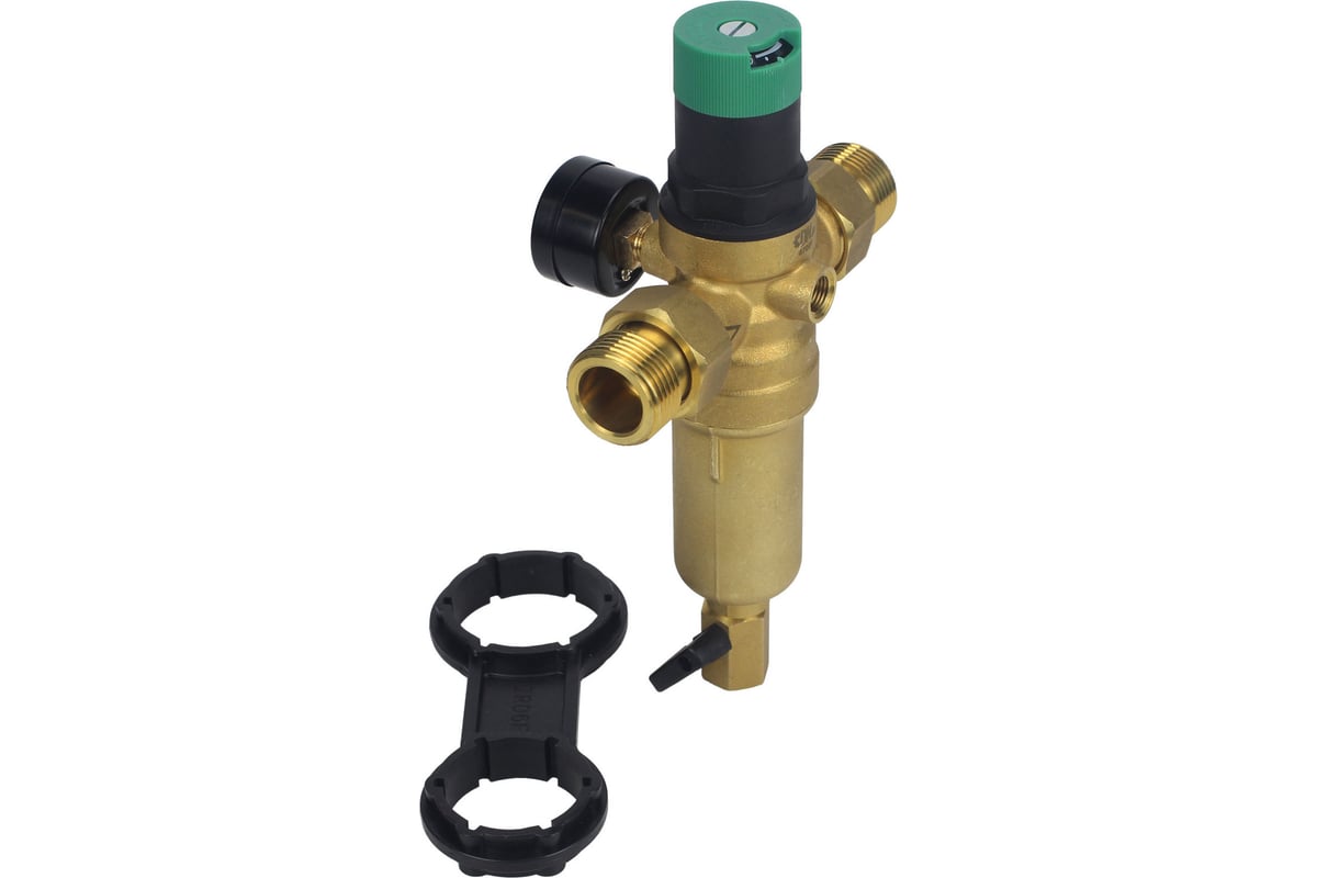 Фильтр сетчатый промывной DN.ru ФСПТ-Л-304-T Ду15 Ру16 T-образный ...