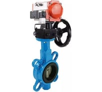 Затвор DN.ru (абразивные среды) QT450-316-EPDM Ду200 Ру16 пн.привод, пневморасп, дублёр D050-57358