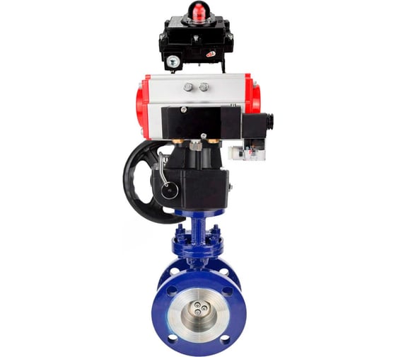 Затвор DN.ru с тройным эксцентр. WCB-316-M- Ду50 Ру25 пн.привод, пн.расп БКВ, дублёр D050-58479 1