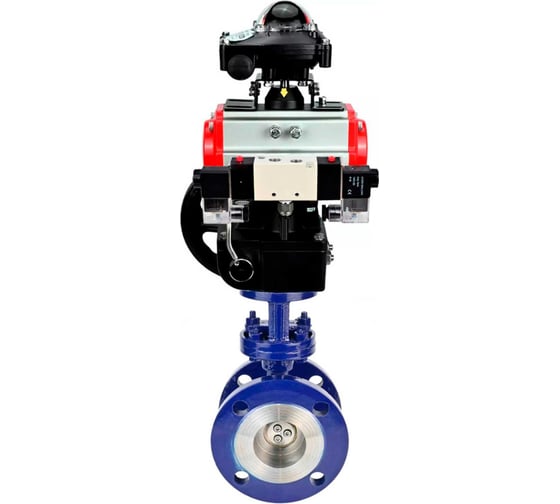 Затвор DN.ru с тройным эксцентр. WCB-304-M- Ду125 Ру25 пн.привод, пн.расп БКВ, дублёр D050-58438 1