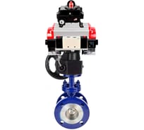 Затвор DN.ru с тройным эксцентр. WCB-304-M- Ду65 Ру25 пн.привод, пн.расп БКВ, дублёр D050-58485