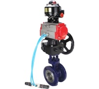 Затвор DN.ru с тройным эксцентр. WCB-316-M- Ду125 Ру25 пн.привод, пн.расп БКВ, дублёр D050-58543