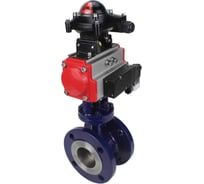 Затвор DN.ru с тройным эксцентр. WCB-316-M-F-ISO Ду50 Ру25 пневмопривод, пневморасп, БКВ D050-58040