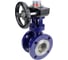 Затвор DN.ru с тройным эксцентр. WCB-316-M-F-ISO Ду150 Ру25, редуктор HGB-3 D050-59075 3