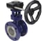 Затвор с тройным эксцентриситетом DN.ru WCB-304-M-F-ISO Ду50, Ру25, редуктор HAM-1 D050-59088 3