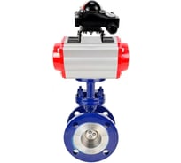 Затвор с тройным эксцентриситетом DN.ru WCB-304-M-F-ISO Ду50, Ру25, пневмопривод и БКВ D050-58026