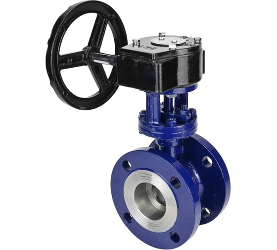 Затвор с тройным эксцентриситетом DN.ru WCB-304-M-F-ISO Ду65, Ру25, редуктор RDN-3 D050-59055