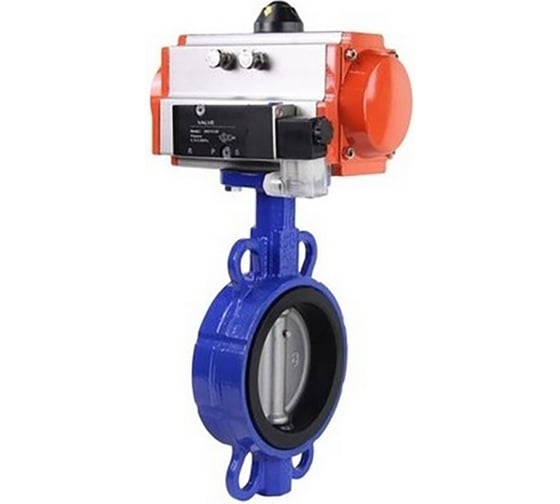 Затвор DN.ru (абразивные среды) QT450-316-EPDM Ду40 Ру16 пневмопривод, пневмораспр. D050-56843 1