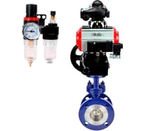 Затвор DN.ru с тройным эксцентр. WCB-304-M- Ду65 Ру25 пн.привод пн.расп, БКВ дублёр, БПВ D050-58825