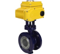 Затвор DN.ru с тройным эксцентр. WCB-316-M-F-ISO Ду80 Ру25 эл.привод QT-015 220В (0-10В) D050-59173