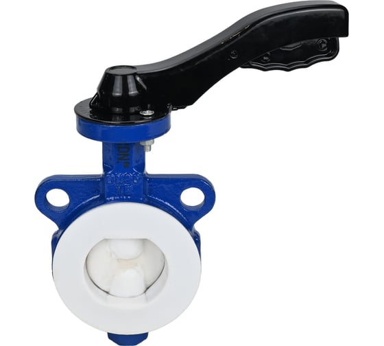 Дисковый затвор DN.ru Ду65 Ру16 футерованный WCB-WCB-PTFE-PTFE-Fb-H с рукояткой D050-59229