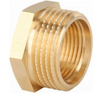 Футорка Gappo НР-ВР, латунная, 1 1/2" х 1/2" G1219.0804