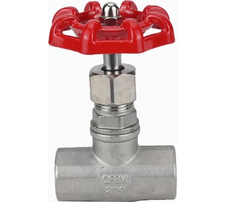 Клапан запорный DN.ru 304-304-M-T-S Ду50 Ру16 двухходовой, управление штурвал D090-02905