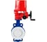 Затвор DN.ru WCB-WCB-PTFE-PTFE-Fb-H Ду125 Ру16 футерованный с электроприводом EX-010 220В D050-59371 1