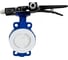 Затвор DN.ru WCB-WCB-PTFE-PTFE-Fb-H Ду125 Ру16 футерованный с рукояткой и конц. датчиками D050-59286 1