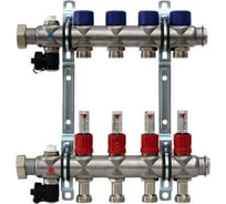 Коллектор Frankische 4 выхода, евроконус 3/4, с расходомерами 79501104