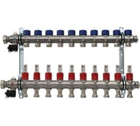 Коллектор Frankische 10 выходов, евроконус 3/4, с расходомерами 79501110