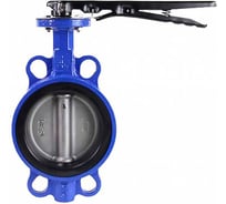 Дисковый затвор DN.ru для абразивных сред QT450-316-EPDM-2W-Fb-H Ду150 Ру16 с рукояткой D050-56815