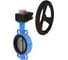 Затвор для абразивных сред DN.ru QT450-316-EPDM-2W-Fb-H Ду65 Ру16, редуктор HGB-1 D050-57770 1