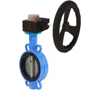Затвор для абразивных сред DN.ru QT450-316-EPDM-2W-Fb-H Ду125 Ру16, редуктор HGB-2 D050-57773