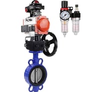 Затвор DN.ru (абраз. среды) QT450-316-EPDM Ду150 Ру16 пн.привод пн.расп, дублёр, БПВ, БКВ D050-57281