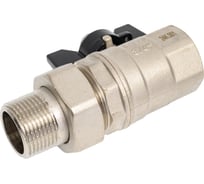 Кран шаровой с «американкой» полнопроходной Gappo ВР-НР, бабочка из алюминия 3/4" x 3/4" 10шт G219.05