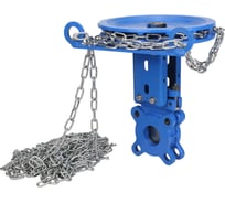 Задвижка шиберная DN.ru GGG40-304-2W-Fb-CC Ду50 Ру16 со штурвалом с цепью D040-08866