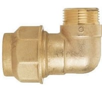 Латунный уголок с креплением FIV ПНД, 25ц.-3/4внут. F.I.V. 07709034