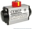 Пневмопривод одностороннего действия Архимед СЕВЕР, ISO-фланец F03 PA2SRF03 1