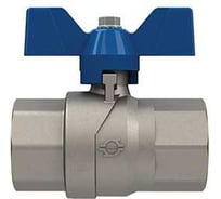 Кран шаровой FIV 1/2" г/г, бабочка 80001013