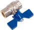 Кран шаровой FIV 1/4" г/г, бабочка 80001015 2