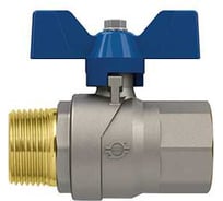 Кран шаровой FIV 1/4" г/ш, бабочка 80004015