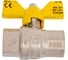 Кран шаровой для газа FIV 1/2 г/г, бабочка 8203R004 4