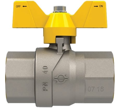Кран шаровой для газа FIV 3/4 г/г, бабочка 8203R005