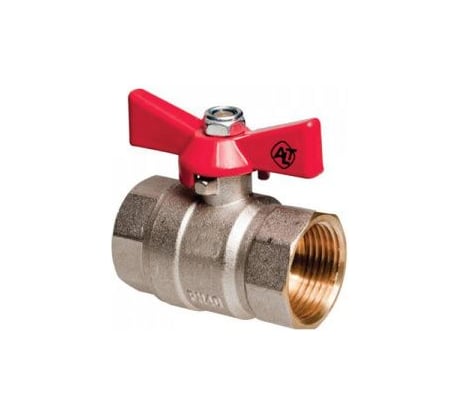 Шаровой кран Altstream полный проход 3/4" ВР/ВР бабочка 014010202