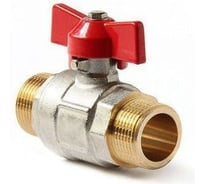 Шаровой кран Altstream полный проход 3/4" НАР/НАР бабочка 014010602