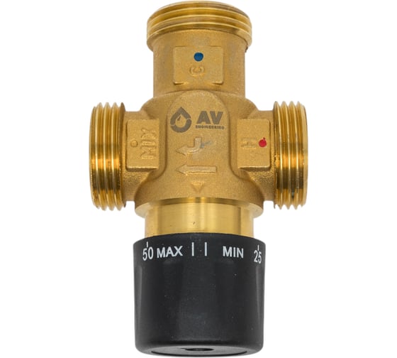 Трехходовой смесительный клапан AV Engineering AVE250-02V