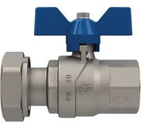 Кран шаровой FIV с накидной гайкой 1/2-3/4 Б-КА (Италия) 6067R077