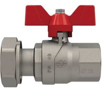 Кран шаровой FIV с накидной гайкой внут. 3/4-3/4 Б-КА Красная (Италия) 6068R080